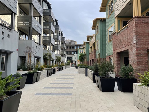 Middle Plaza Interior Courtyard