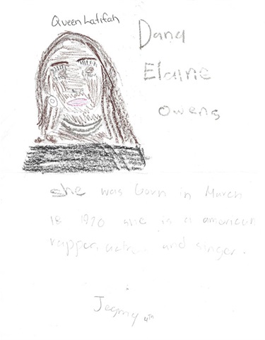 Jeymy, 4th grade, Belle Haven