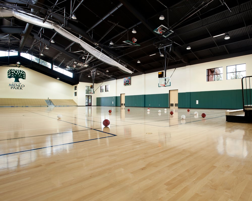 Arrillaga Family Gymnasium basketball courts