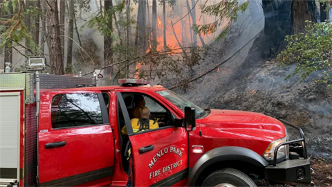 Menlo Brush Fire
