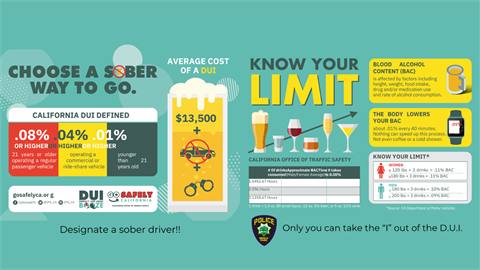 drunk driving info graphic