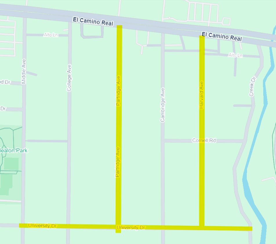 Calwater area map