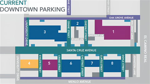 Current Downtown Parking map