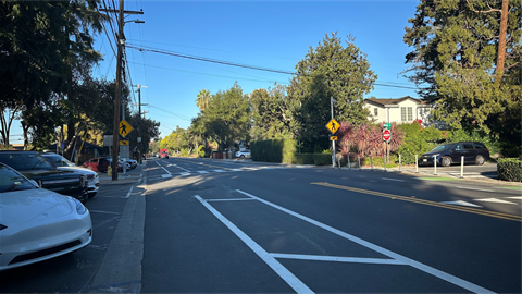 Residential street view