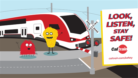 Stay aware, stay safe around Caltrain’s new electric trains City of ...