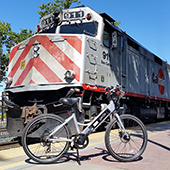 Caltrain and E-Bike