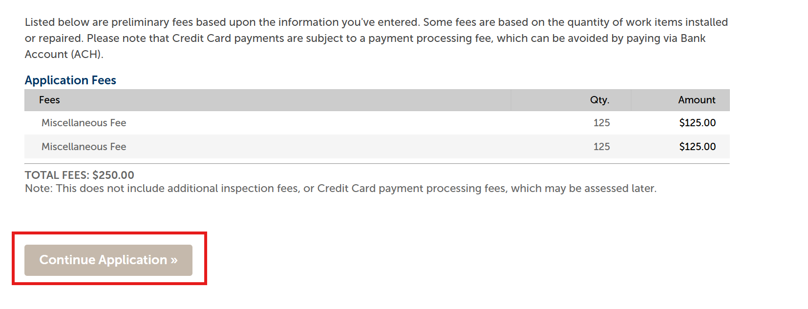 ACA payment screenshot #3